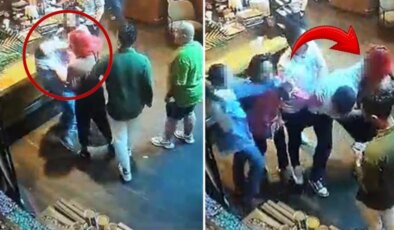 Kahve sırasında yaşanan bir tartışma sonrasında bir kişinin başka bir kadına saldırarak başörtüsünü açtığı ve küfür ettiği bildirildi.